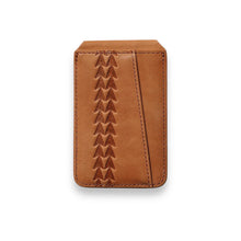 Load image into Gallery viewer, Shaka Tribe Malama Magnetic Wallet Stand - Tan