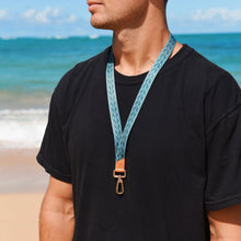 Load image into Gallery viewer, Courage - Blue Pe'a Neck Lanyard