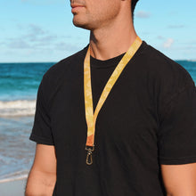 Load image into Gallery viewer, Loyalty - Yellow Hibiscus Neck Lanyard