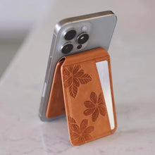 Load image into Gallery viewer, Shaka Tribe Growth Magnetic Wallet Stand - Tan
