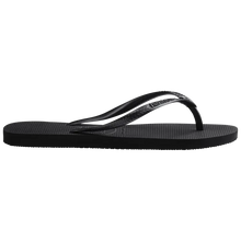 Load image into Gallery viewer, Havaianas Black Slim Crystal
