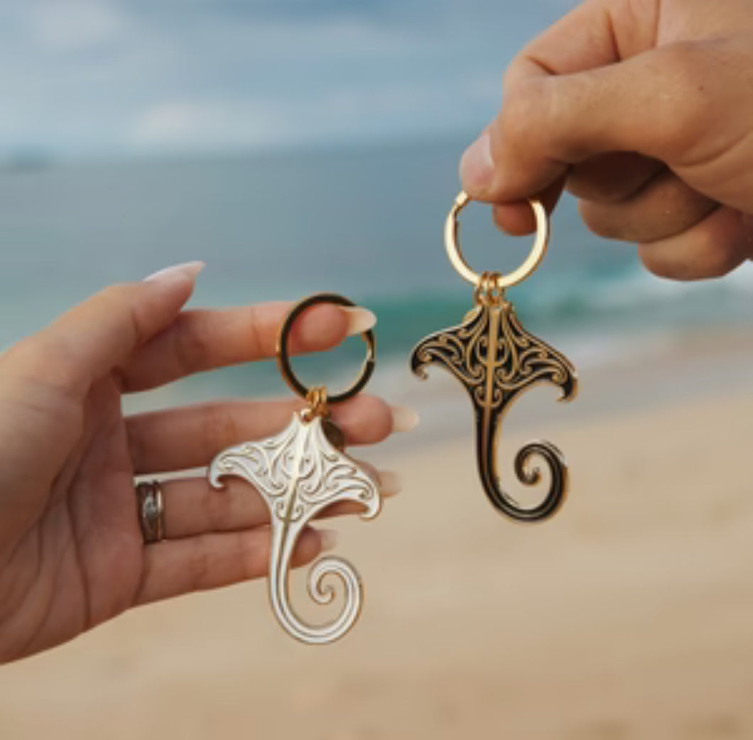 Ocean Guardian Sting Ray Keychain - Shaka Tribe