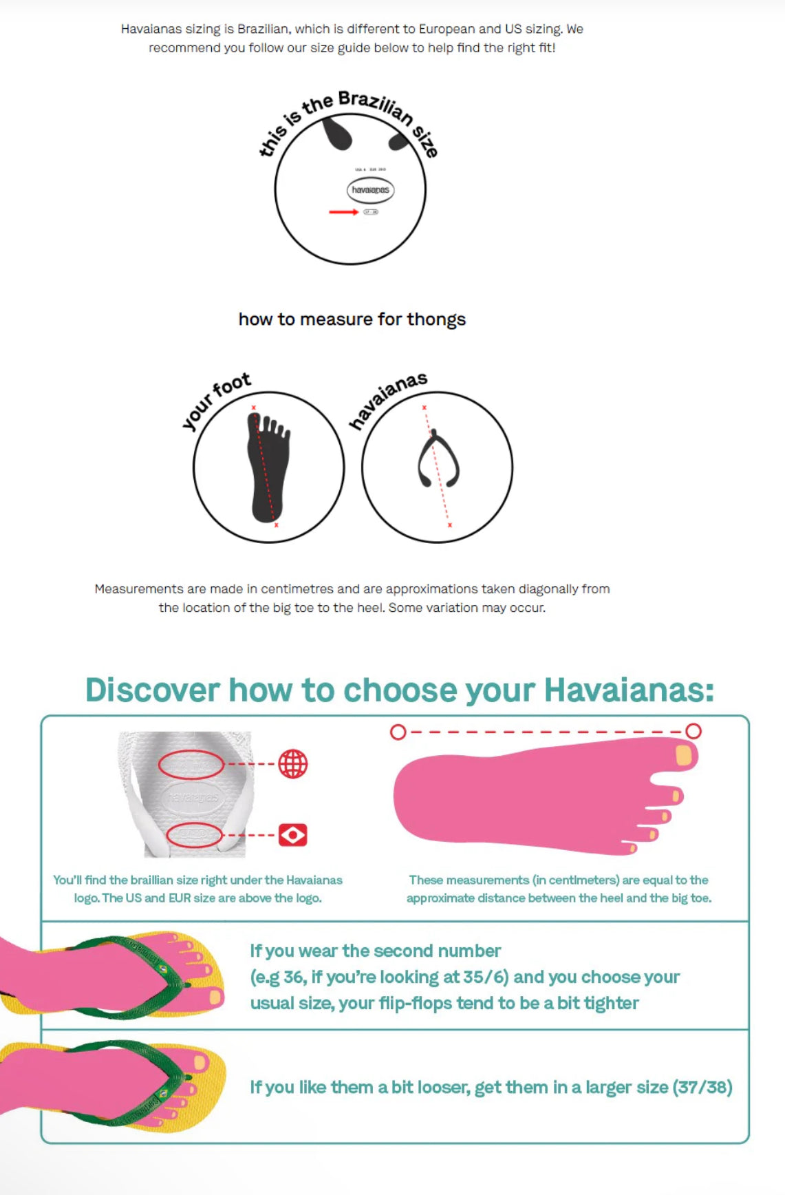 Slippers Havaiana Sizes Havaianas Size Chart South Africa On Sale