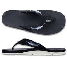 Load image into Gallery viewer, Men&#39;s - Scott Hawaii - Hokulea Slippers (Marlin Design) - Men&#39;s Mariner Footwear of Choice
