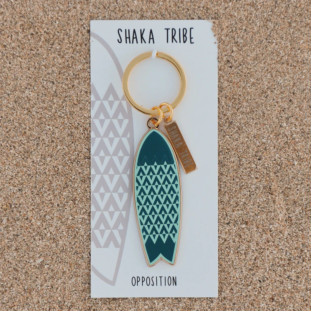 Opposition Keychain Green - Shaka Tribe