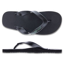 Load image into Gallery viewer, Men&#39;s - Scott Hawaii - Kumu Slippers (Black) - King of Rubbah Slippers
