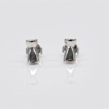 Load image into Gallery viewer, 92.5 Sterling Silver Latte Stone Pierced Earring
