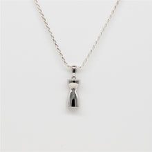 Load image into Gallery viewer, 92.5 Sterling Silver Latte Stone Necklace
